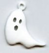 1 22mm White Metal Epoxy Ghost Pendant